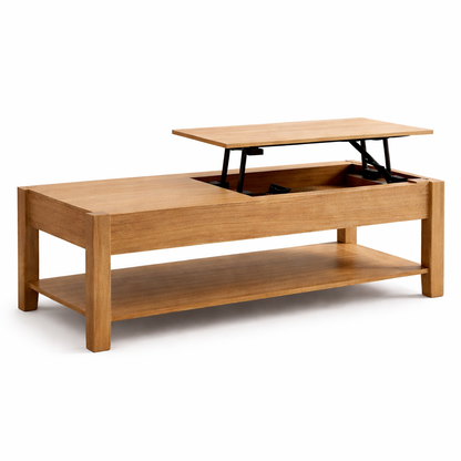 Pelvioras™ LiftEase Solid Wood Coffee Table