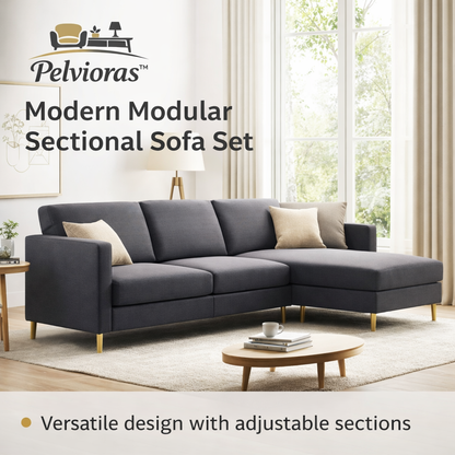 Pelvioras™ LuxeModular Sectional Sofa