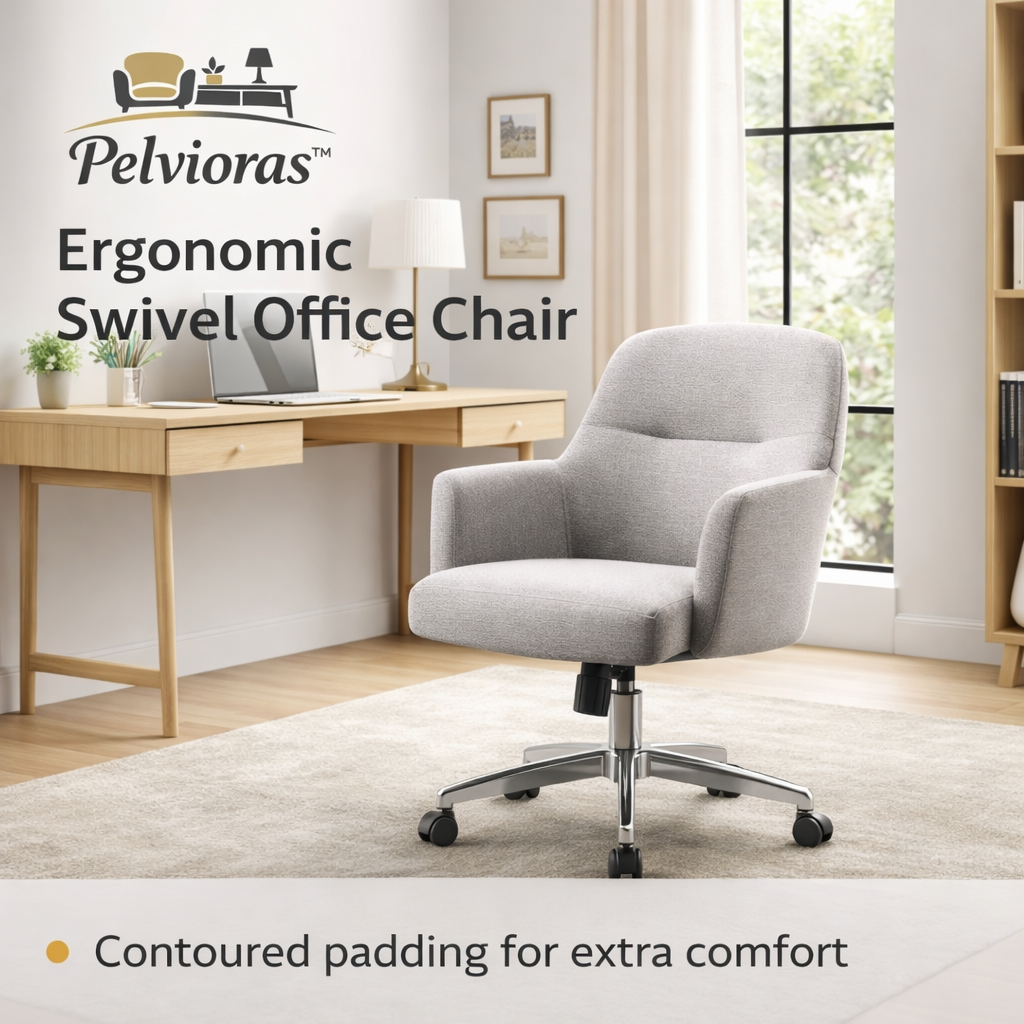 Pelvioras™ ComfortGlide Swivel Office Chair