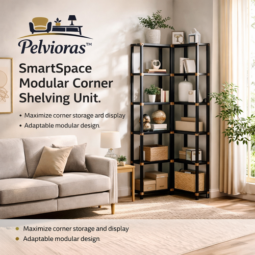Pelvioras™ CornerFlex Modular Shelf Unit