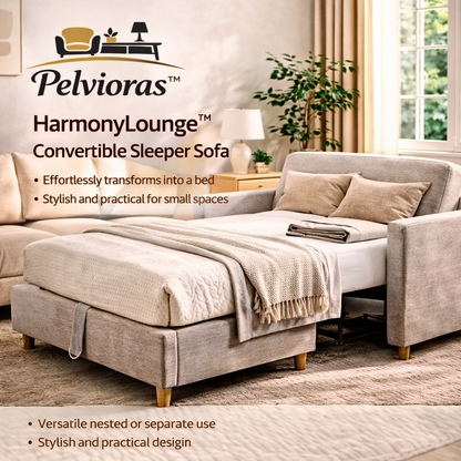 Pelvioras™ FlexiSleep Convertible Sofa Bed